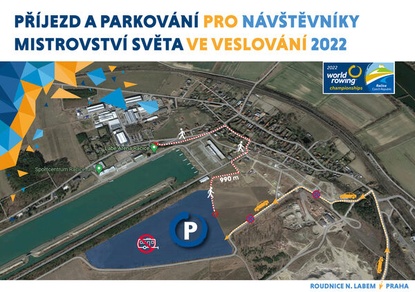 mapa parking CZE